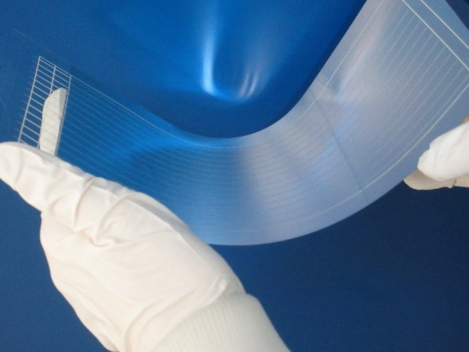 Glass wafer cut for medical devices