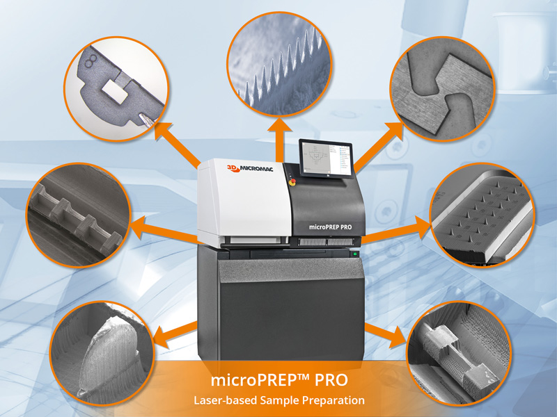 microPREP PRO Laser-based sample preparation for different application fields